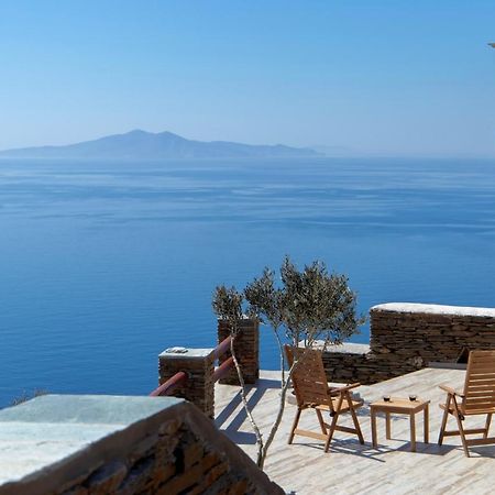 Acron Andros - Luxury Villa With Private Pool Korthio Kültér fotó