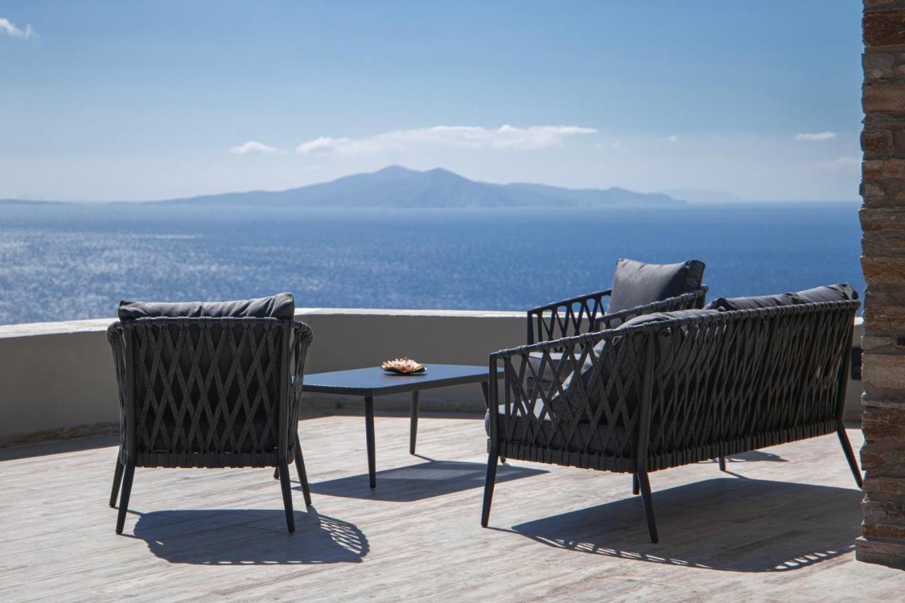 Acron Andros - Luxury Villa With Private Pool Korthio Kültér fotó