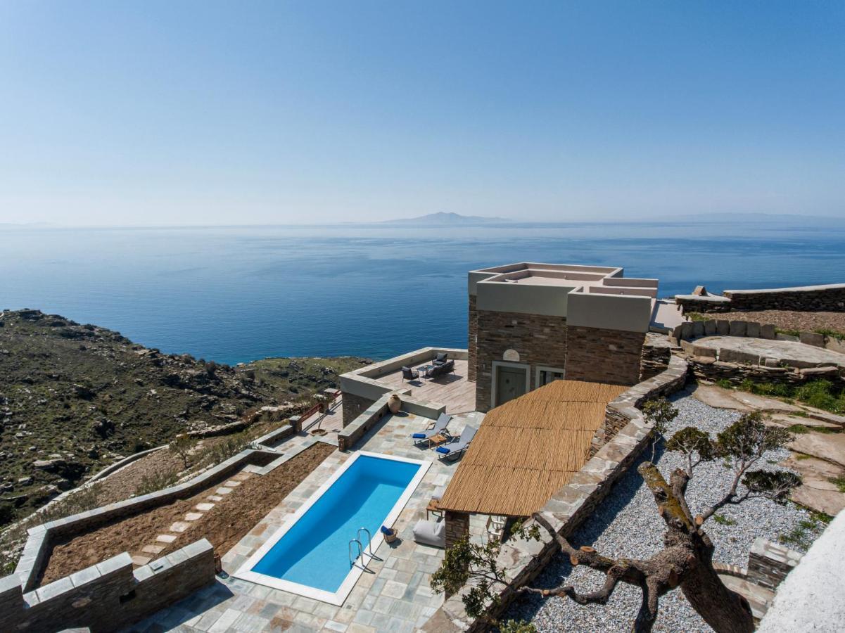 Acron Andros - Luxury Villa With Private Pool Korthio Kültér fotó