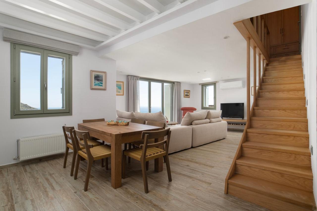 Acron Andros - Luxury Villa With Private Pool Korthio Kültér fotó