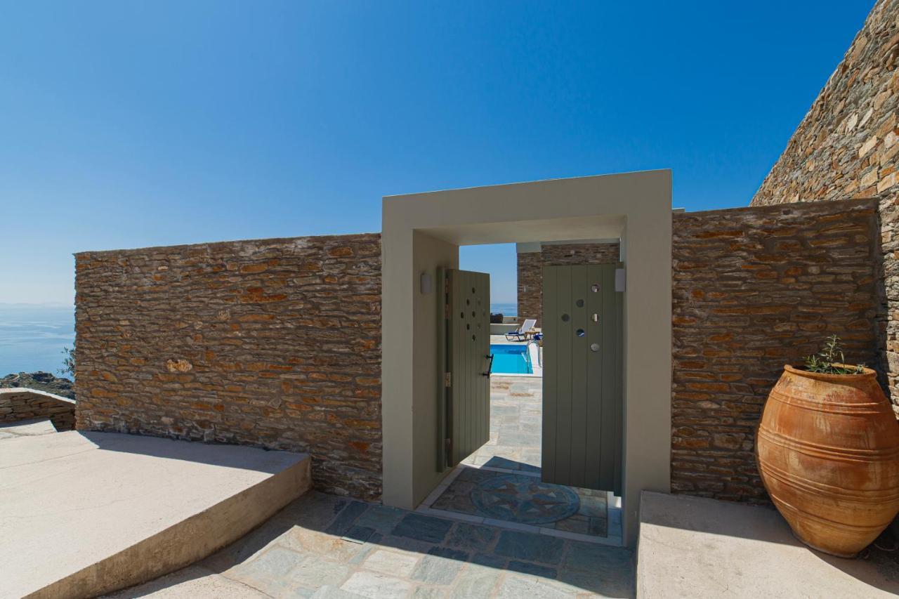 Acron Andros - Luxury Villa With Private Pool Korthio Kültér fotó